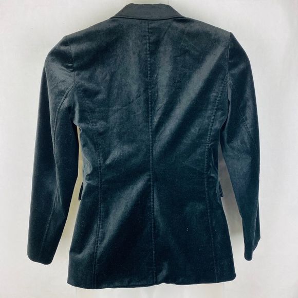 Caslon Black Velvet Black 2- Button Blazer - Picture 2 of 3